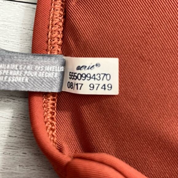 Aerie Knotted Triangle Tie Back Adjustable Straps Padded Bikini Top 2017 Medium - Picture 7 of 7